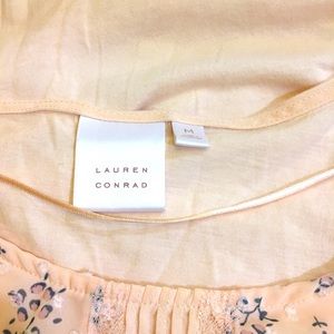 Lauren Conrad pastel floral top